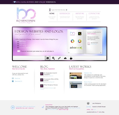 国外27个时尚网站设计界面创意欣赏 探索前沿UI与网页美学